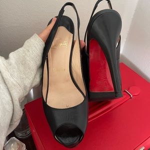 Christian Louboutin Peeptoe Heels
